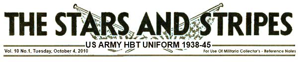 US ARMY HBT 1941-45