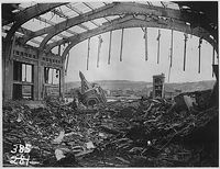 Ruines de Cherbourg, après sa libération juin/juillet 1944.(National Archives)